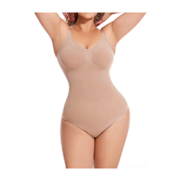 Smoothing Hourglass Brief Bodysuit BLACK