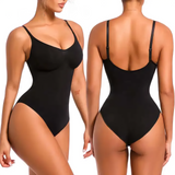 Smoothing Hourglass Brief Bodysuit BLACK